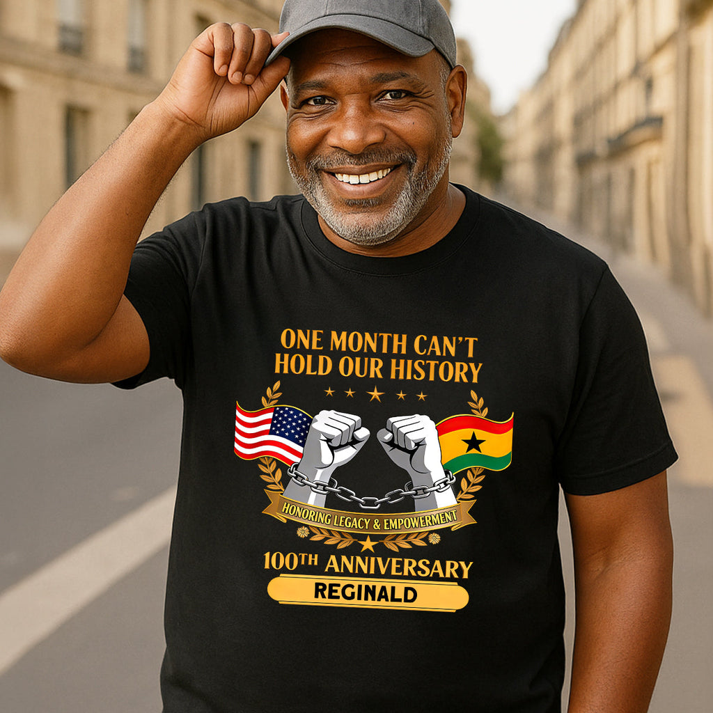 Black History Month - Personalized 2D Unisex T-shirt