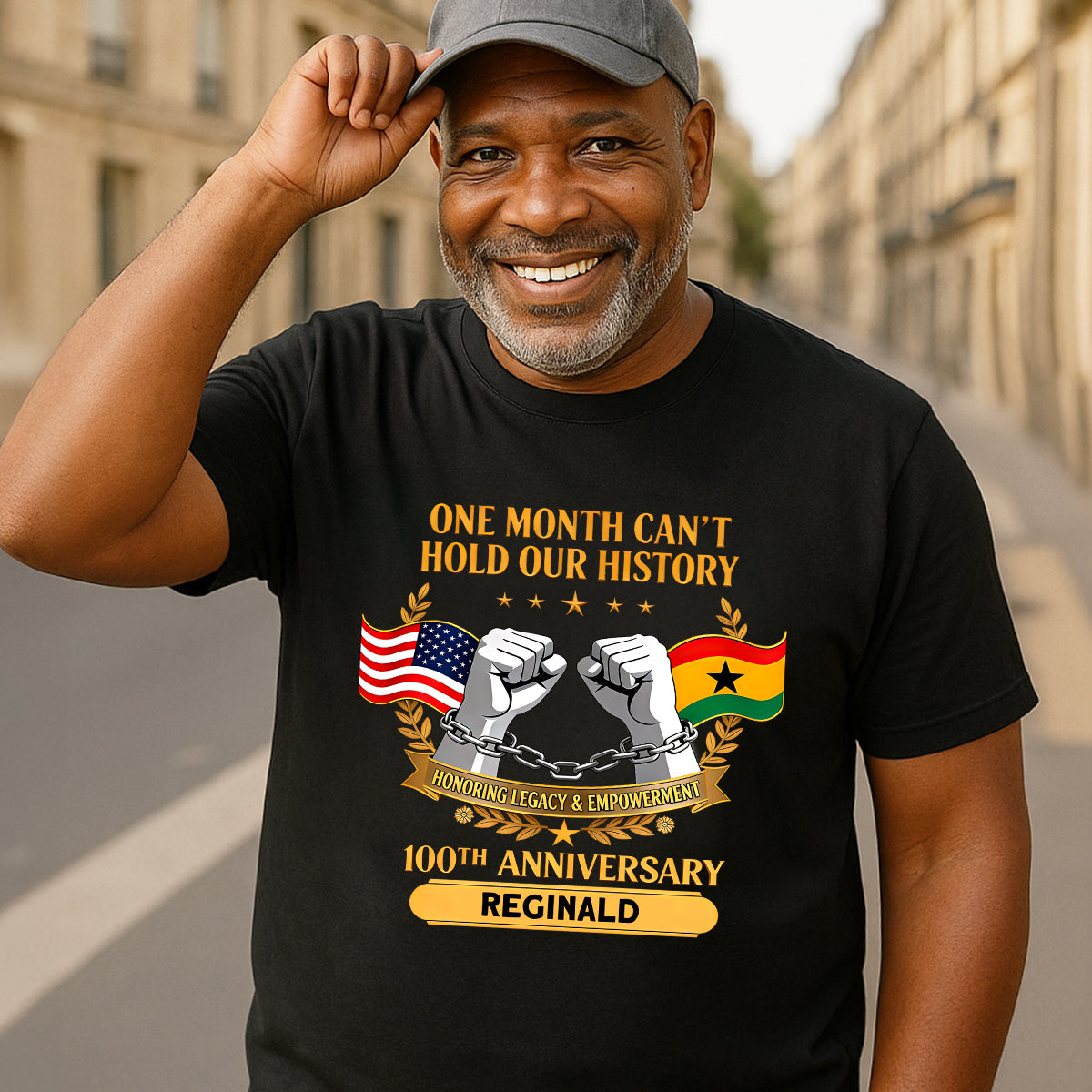 Black History Month - Personalized 2D Unisex T-shirt