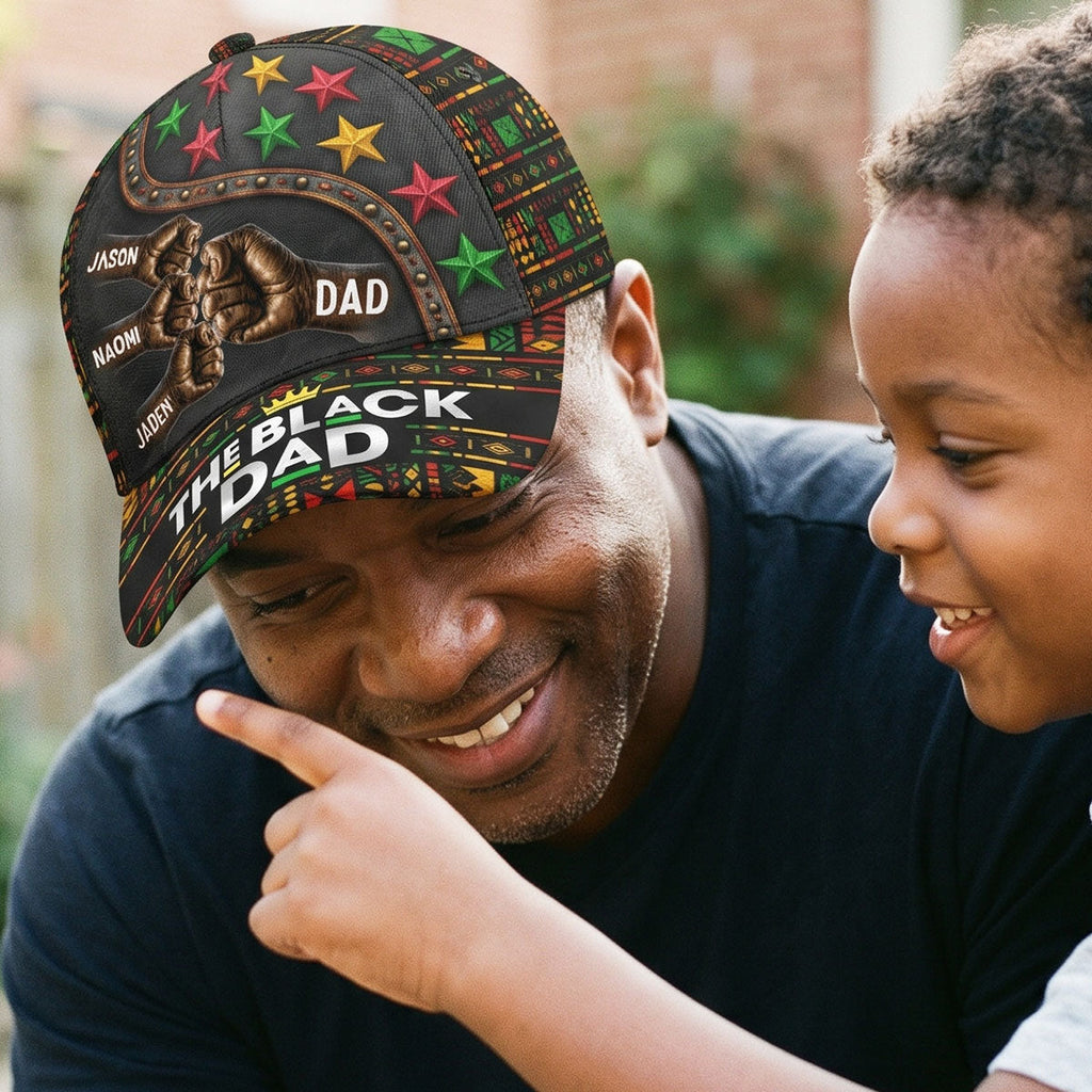 Dope Black Dad - Personalized Classic Cap