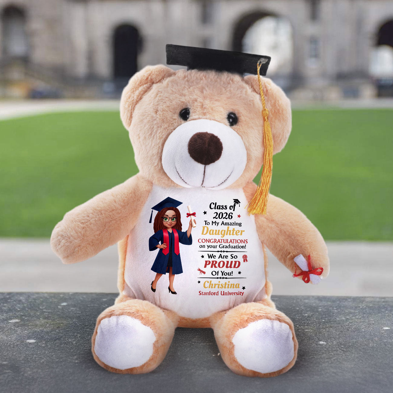 Graduation Pride - Personalized Graduation Teddy Bear