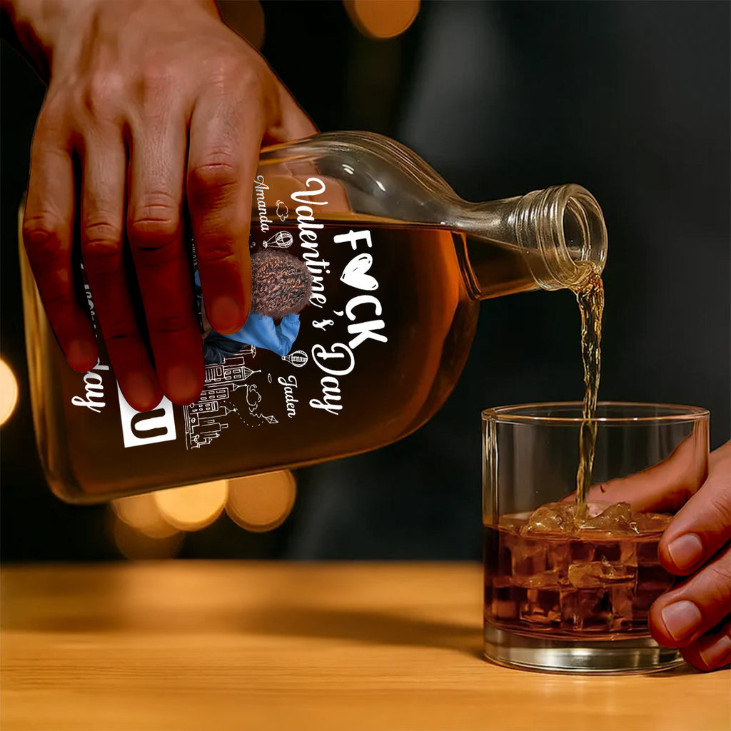 I Love You Every Day - Personalized Whiskey Bottle