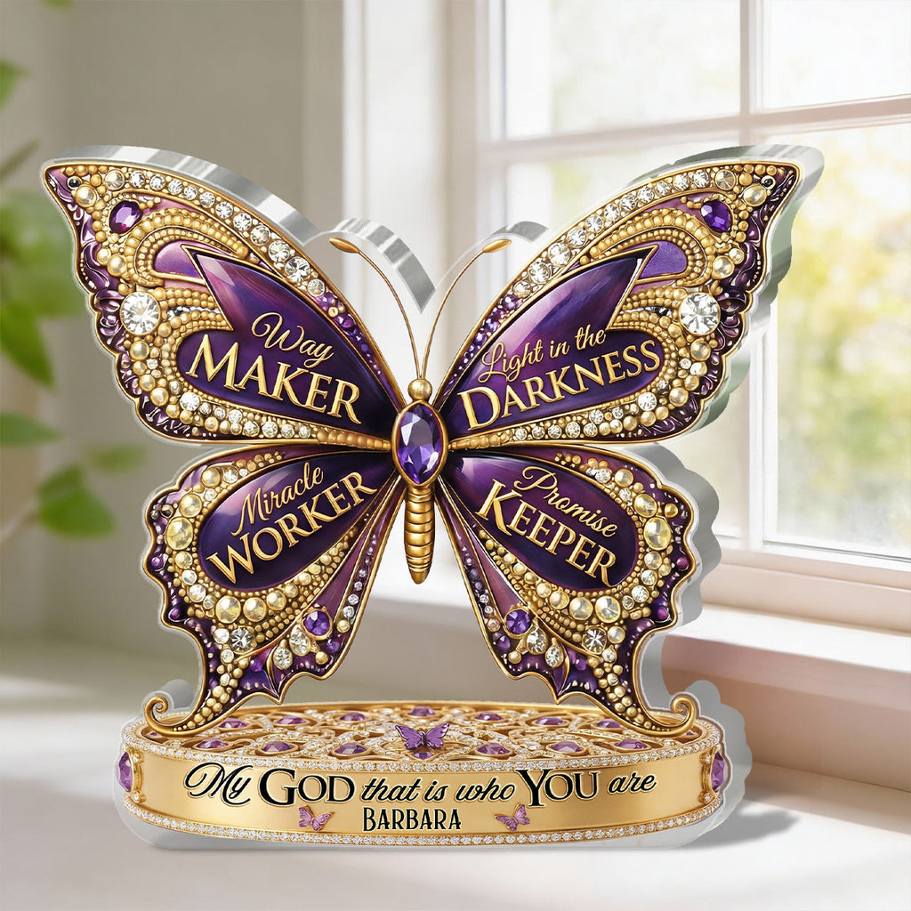 Way Maker - Personalized Custom Shaped Acrylic Plaque