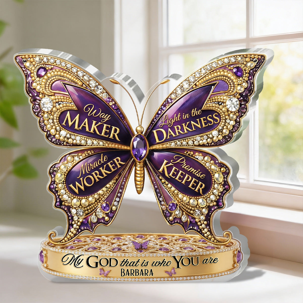 Way Maker - Personalized Custom Shaped Acrylic Plaque