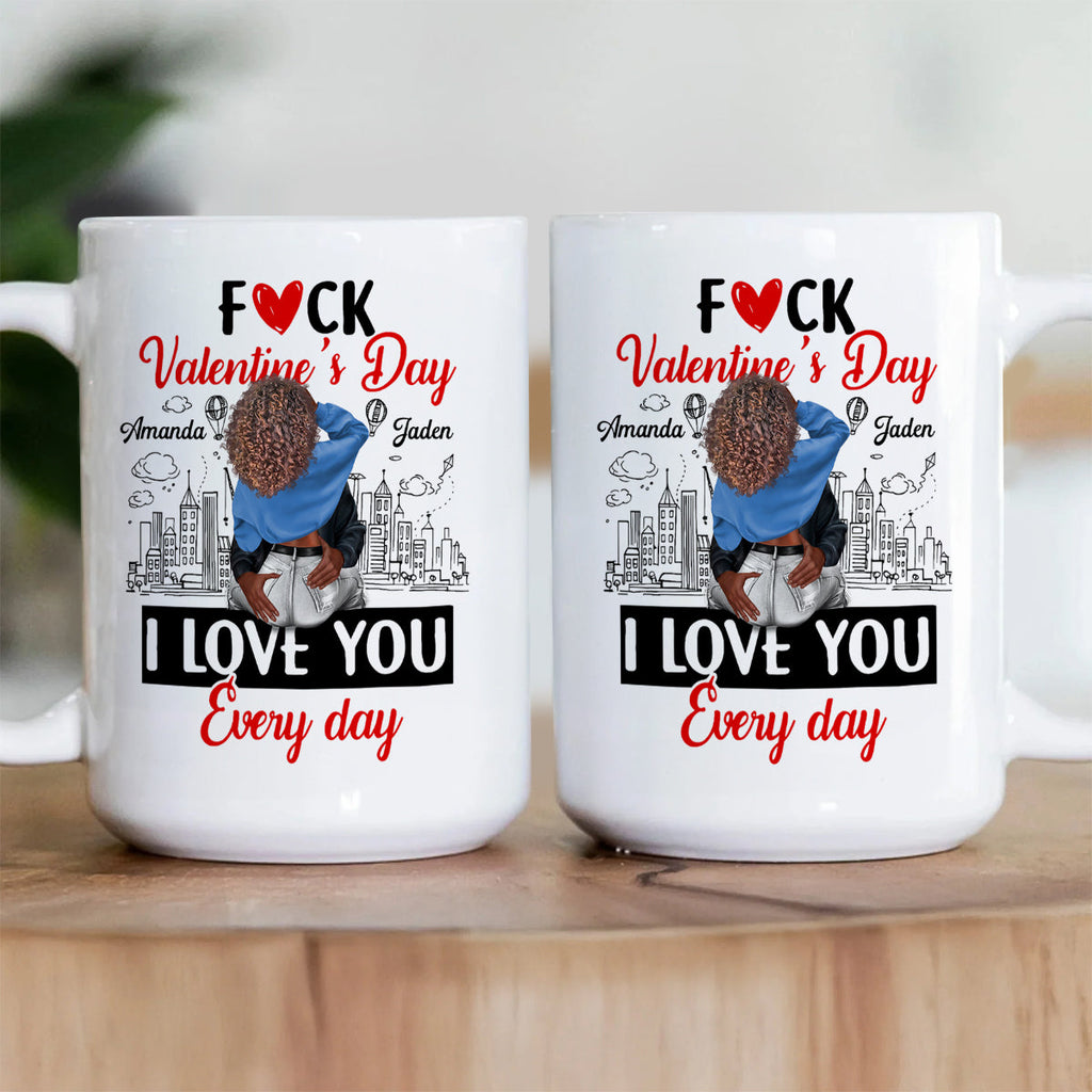 I Love You Every Day - Personalized Ceramic Coffee Mug