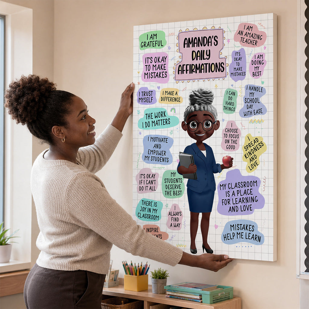 My Daily Affirmations - Personalized Poster/Canvas