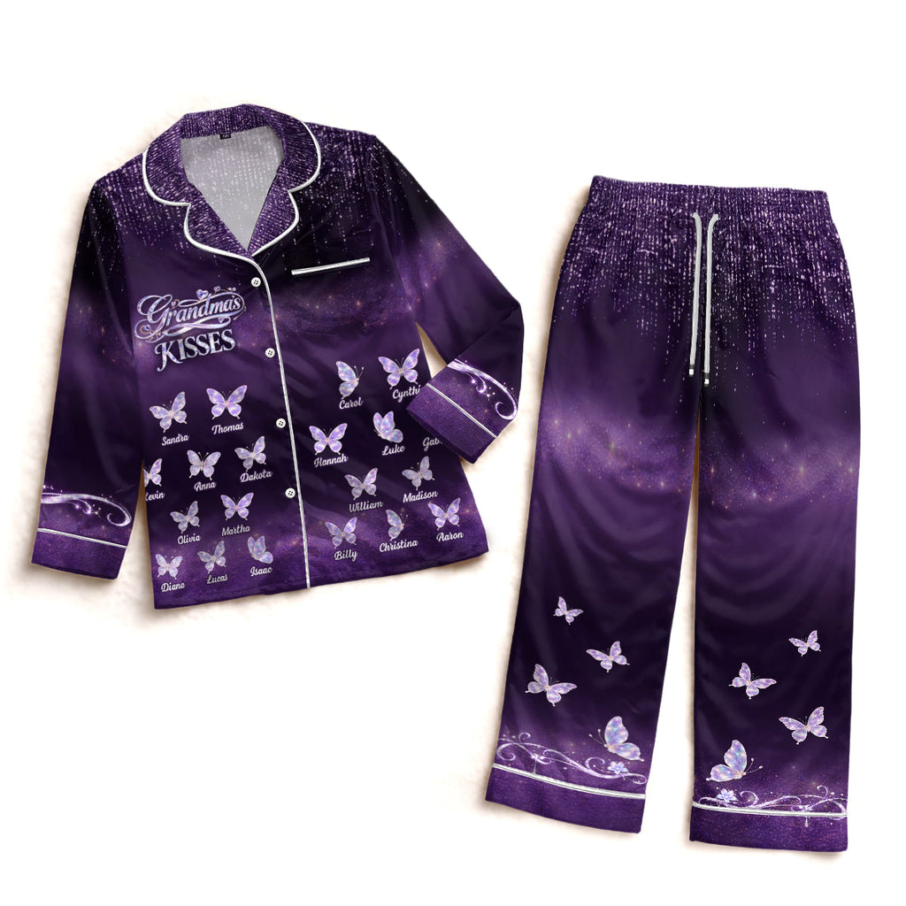 Grandma's Kisses - Personalized Satin PJM Set