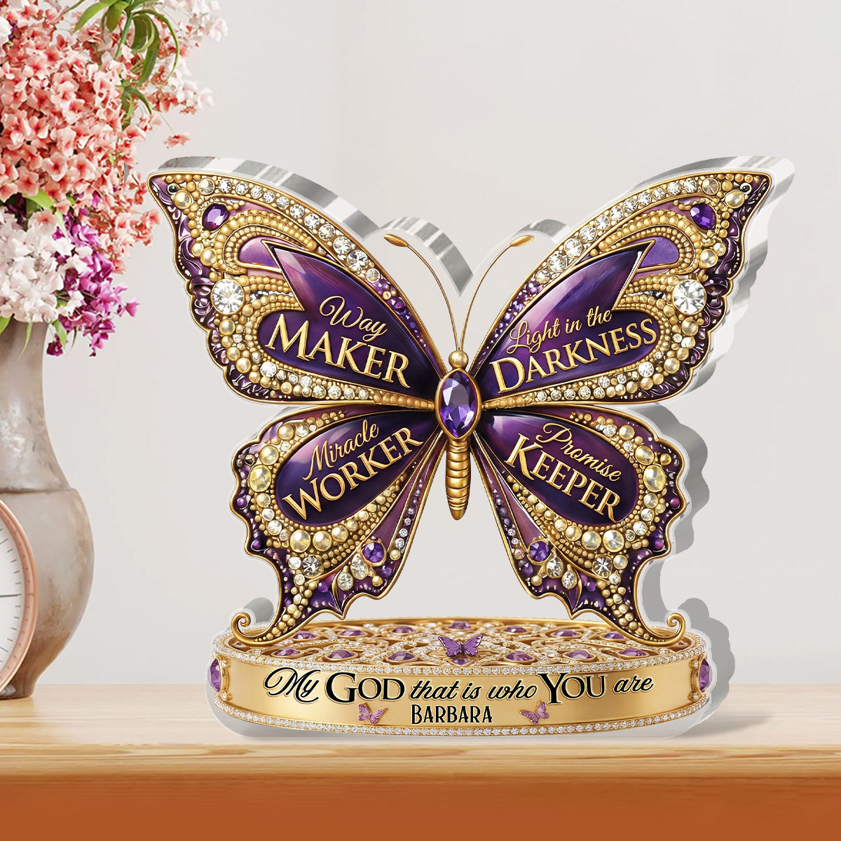 Way Maker - Personalized Custom Shaped Acrylic Plaque