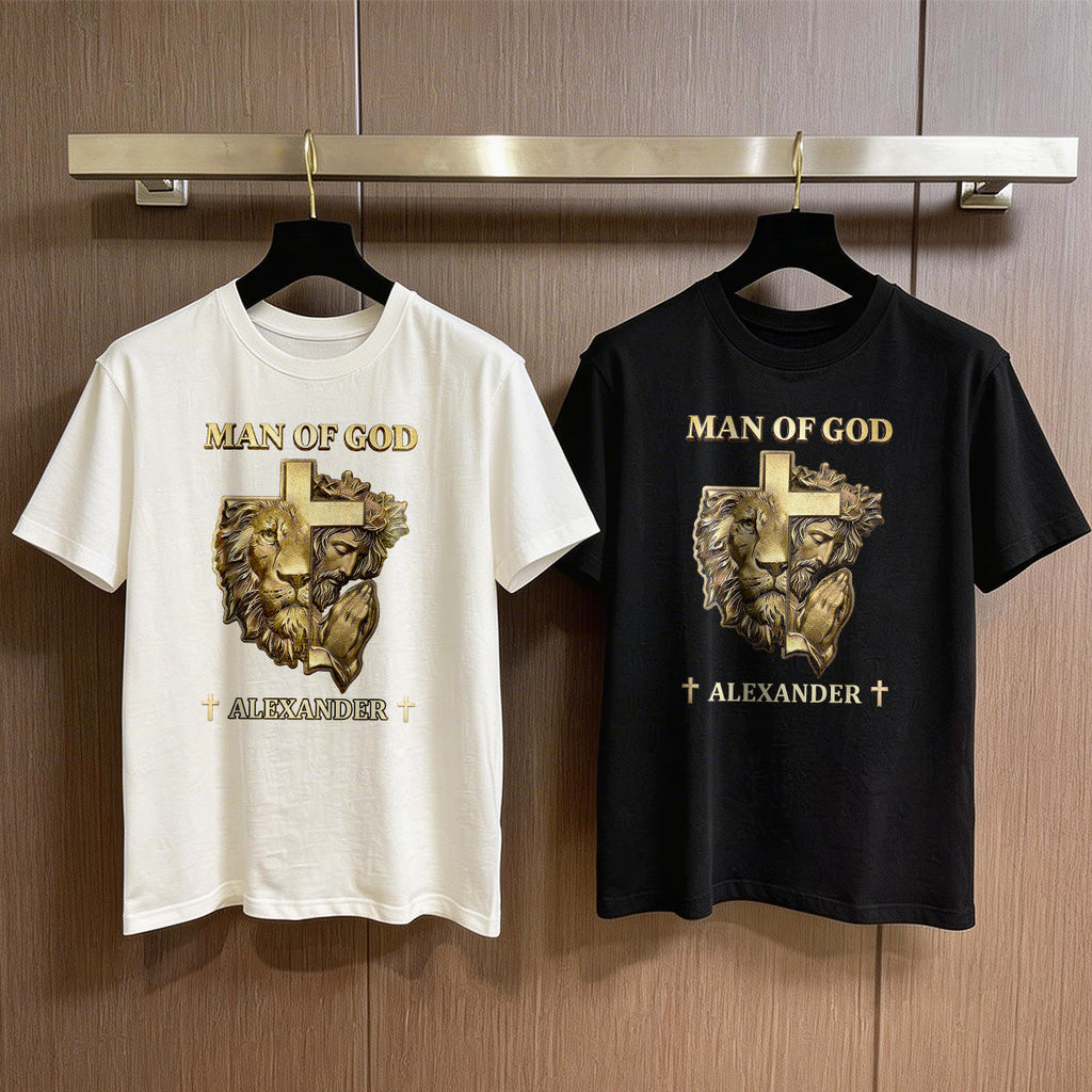 Man Of God - Personalized 2D Unisex T-shirt