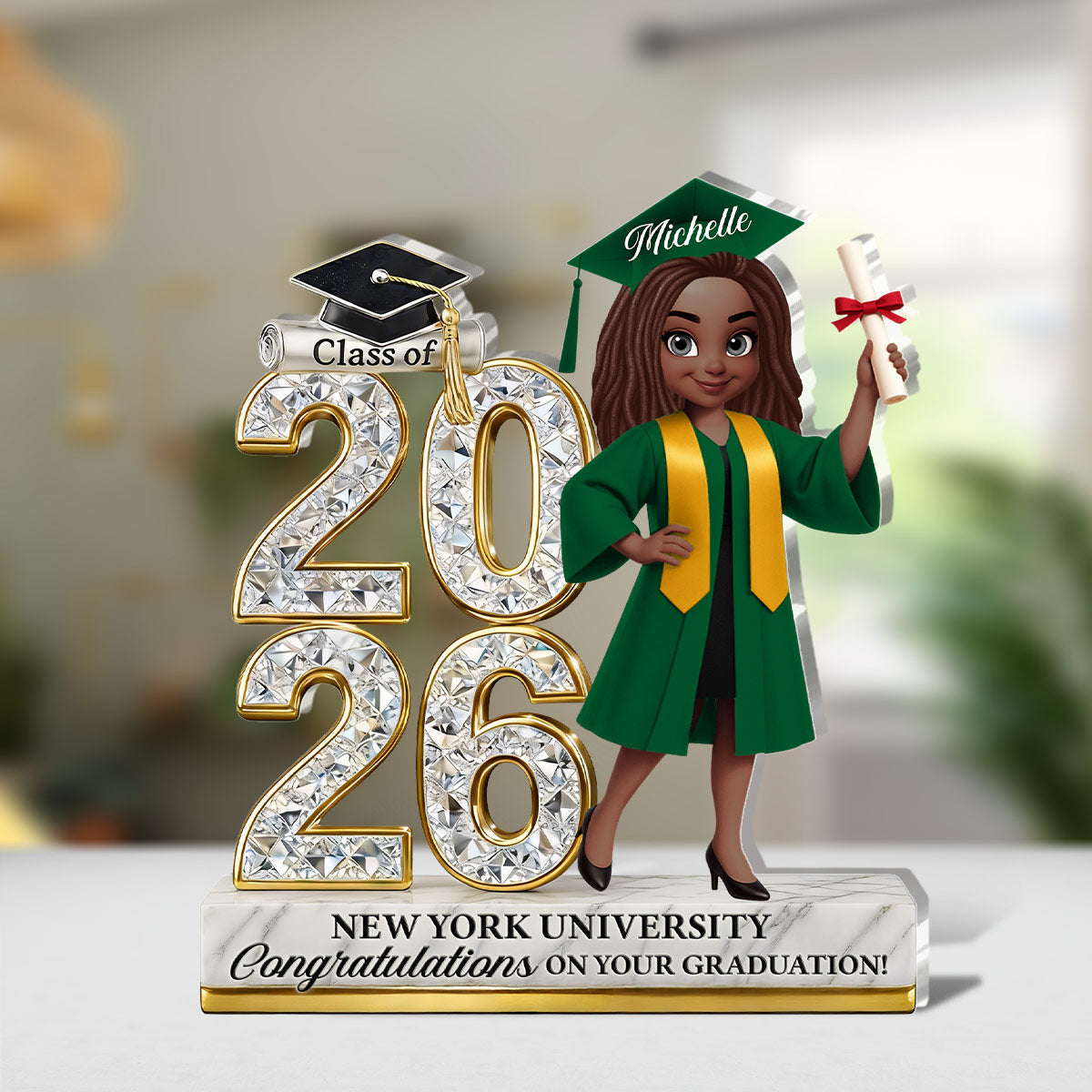 Class Of 2026 Graduate - Personalized Custom Shaped Acrylic Plaque