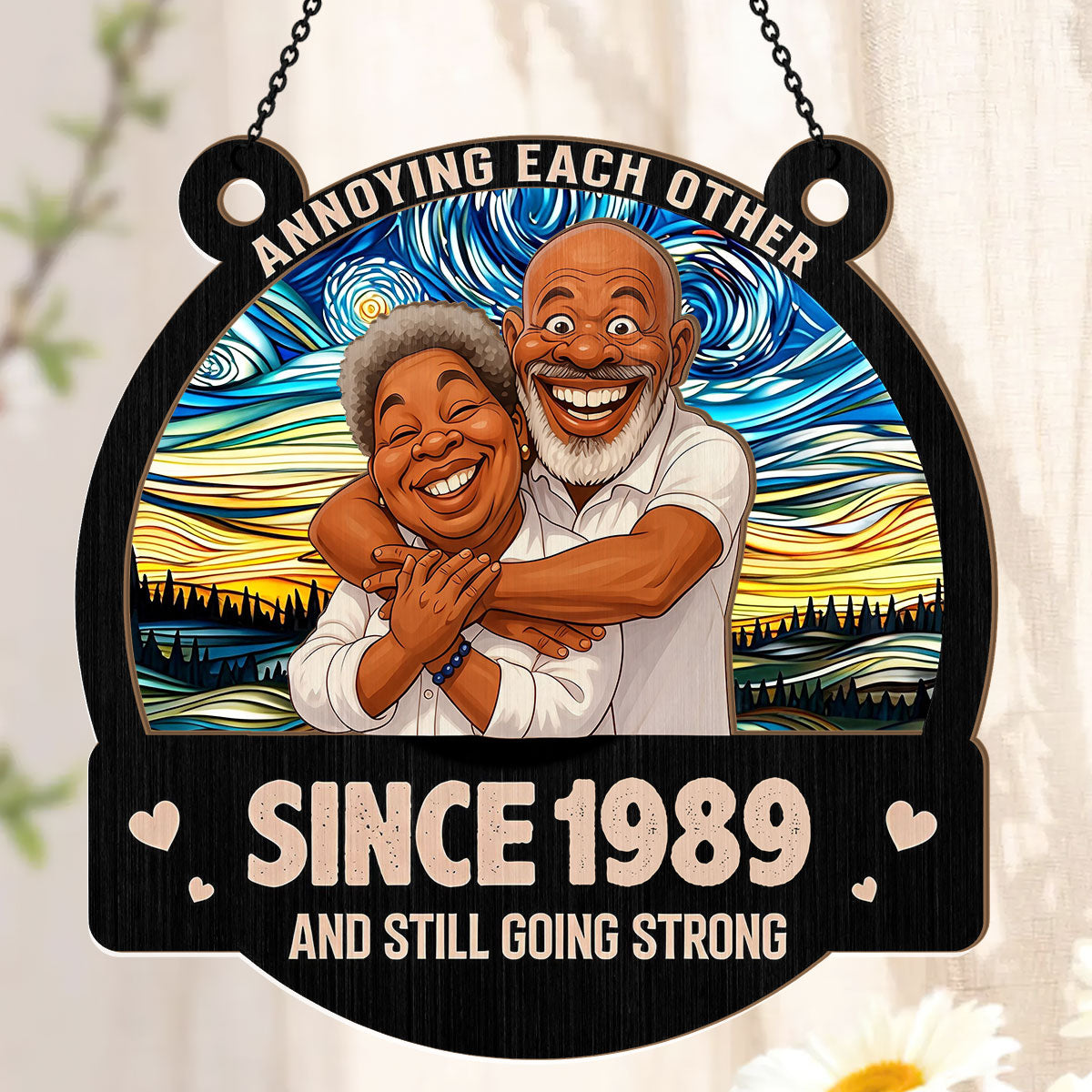 Love You Forever - Personalized Window Hanging Suncatcher