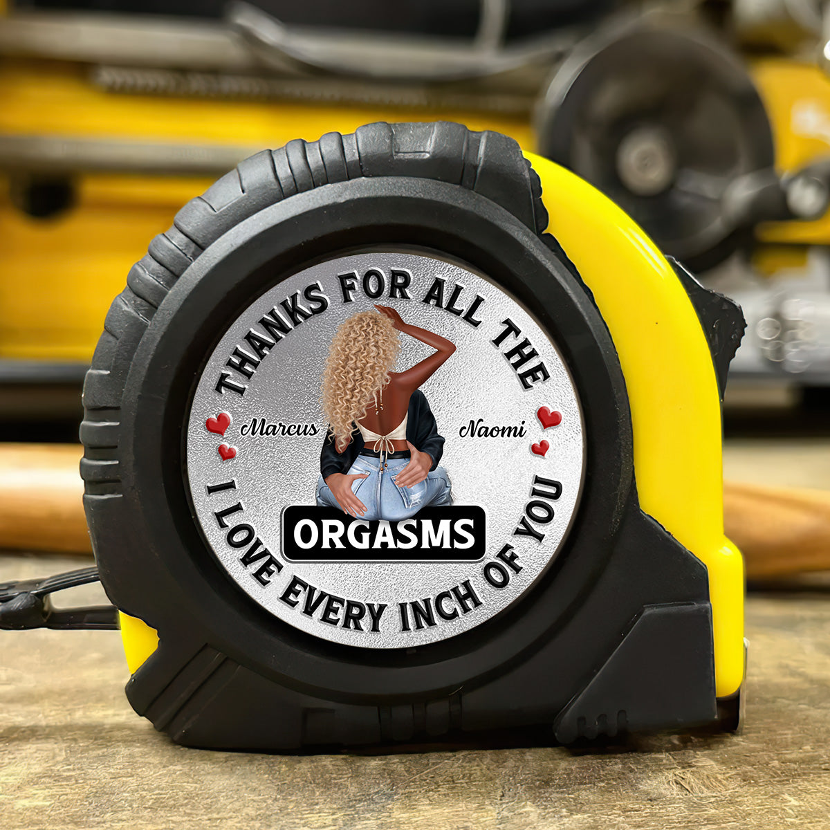 I Love Every Inch Of You - Personalized Tape Measure