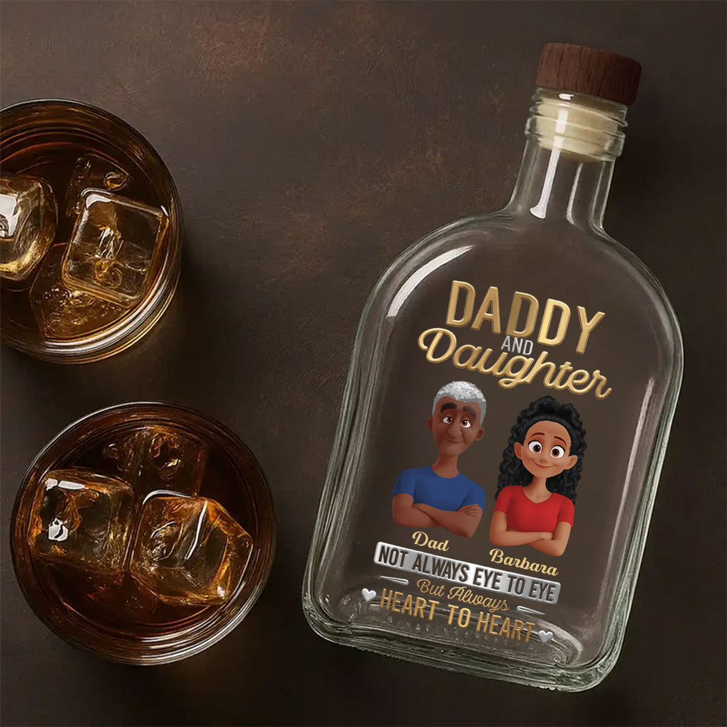 Forever Dad Daughter Love - Personalized Whiskey Bottle