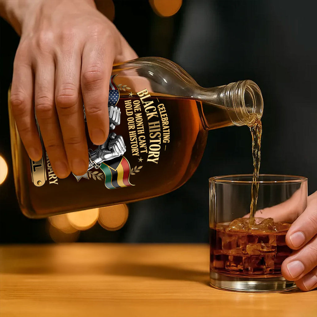 Black History Month - Personalized Whiskey Bottle