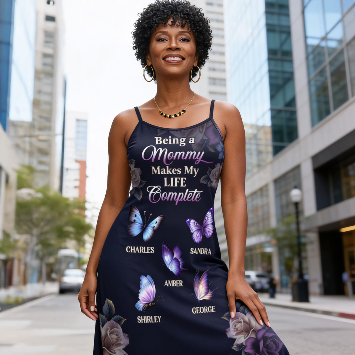 Grandkids Make My Life Complete - Personalized Maxi Dress