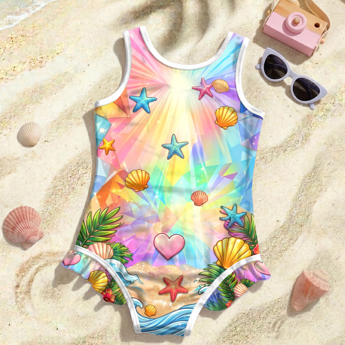 I Am Smart - Personalized One-Piece Swimsuit