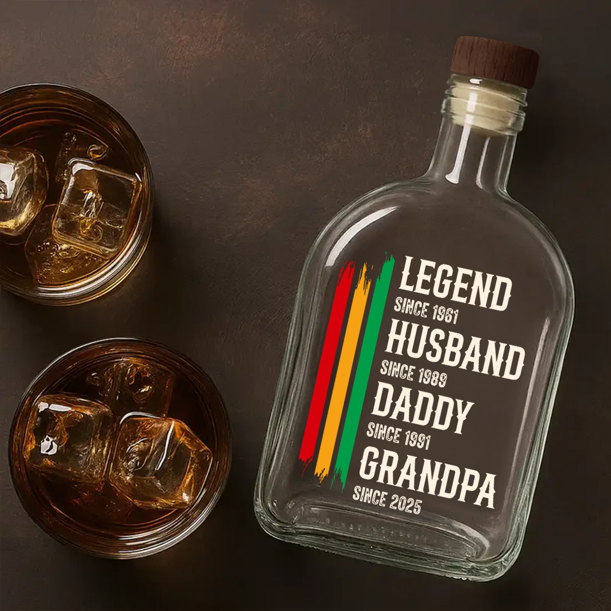 The Black Legend - Personalized Whiskey Bottle