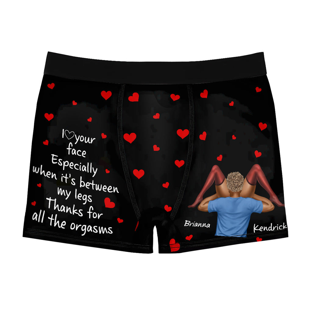Thanks For All The Orgasms - Personalized Men's Boxer Briefs