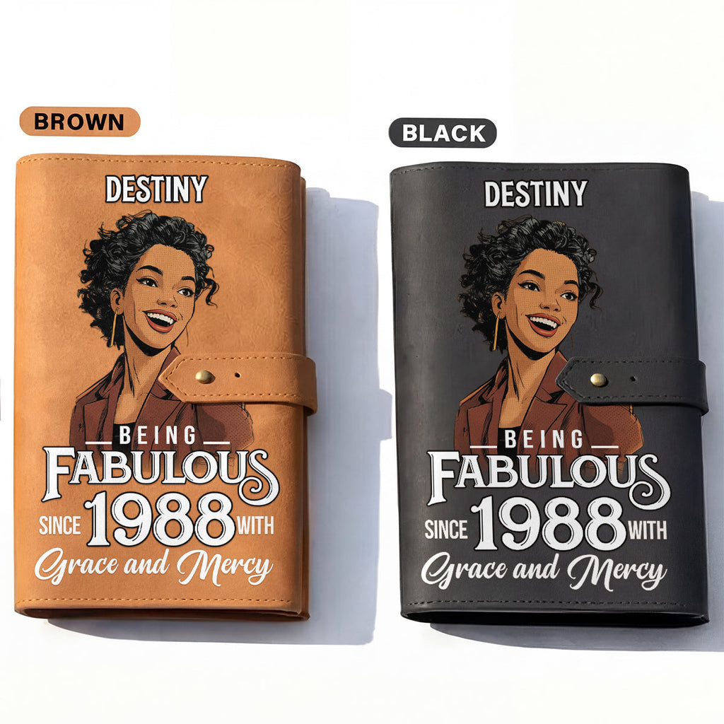 Being Fabulous - Personalized Leather Cable Bag