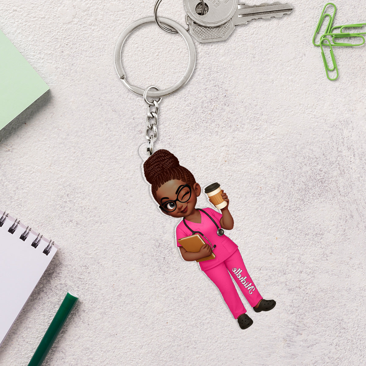 I'm A Nurse - Personalized Acrylic Keychain