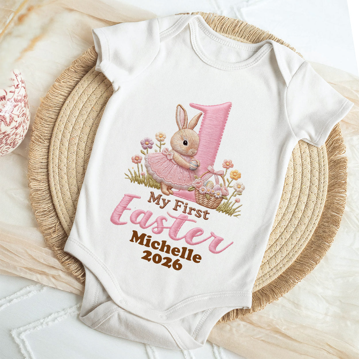 Baby's First Easter - Personalized Baby Onesie