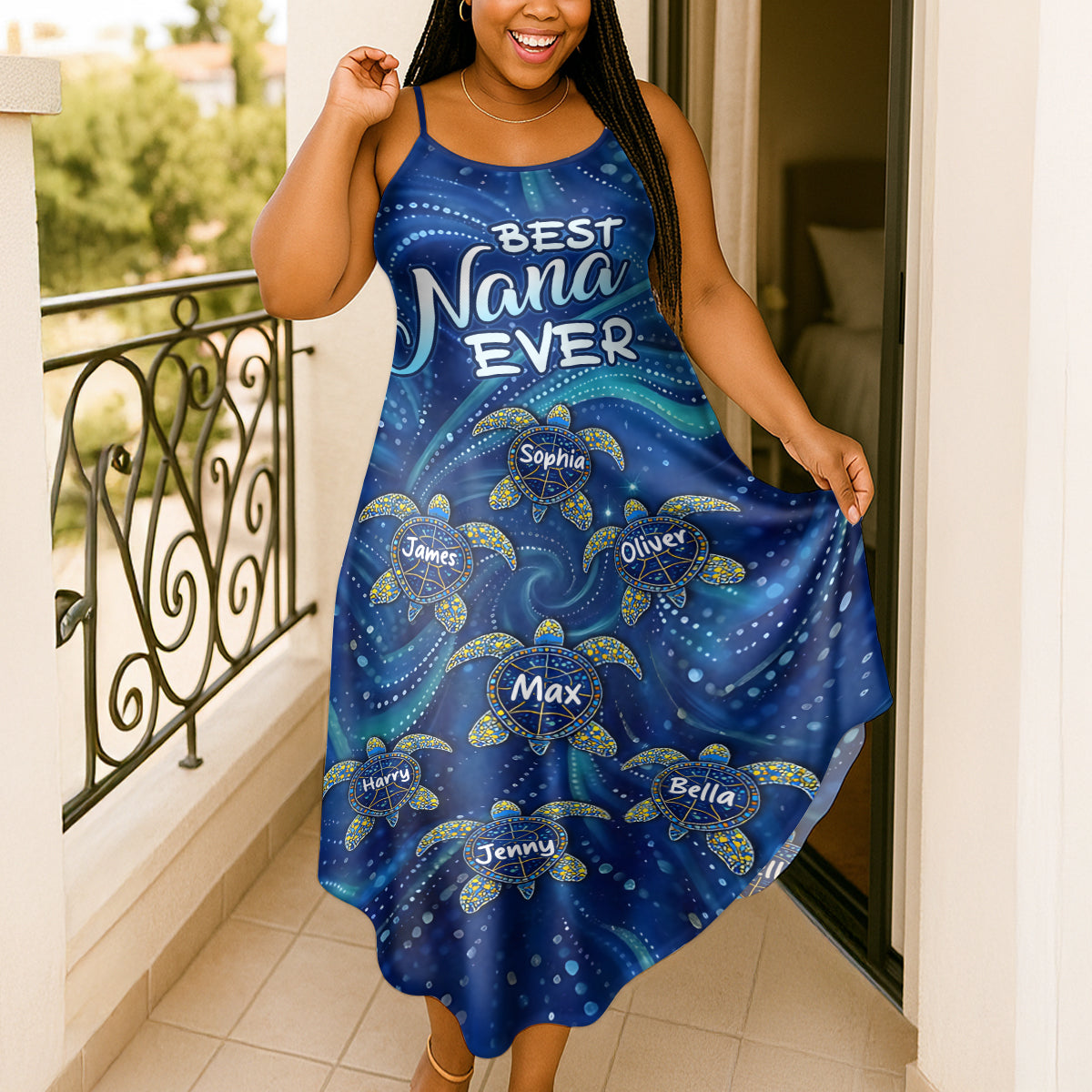 Best Nana Ever - Personalized Maxi Dress