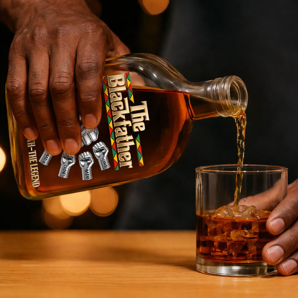The Blackfather - Personalized Whiskey Bottle