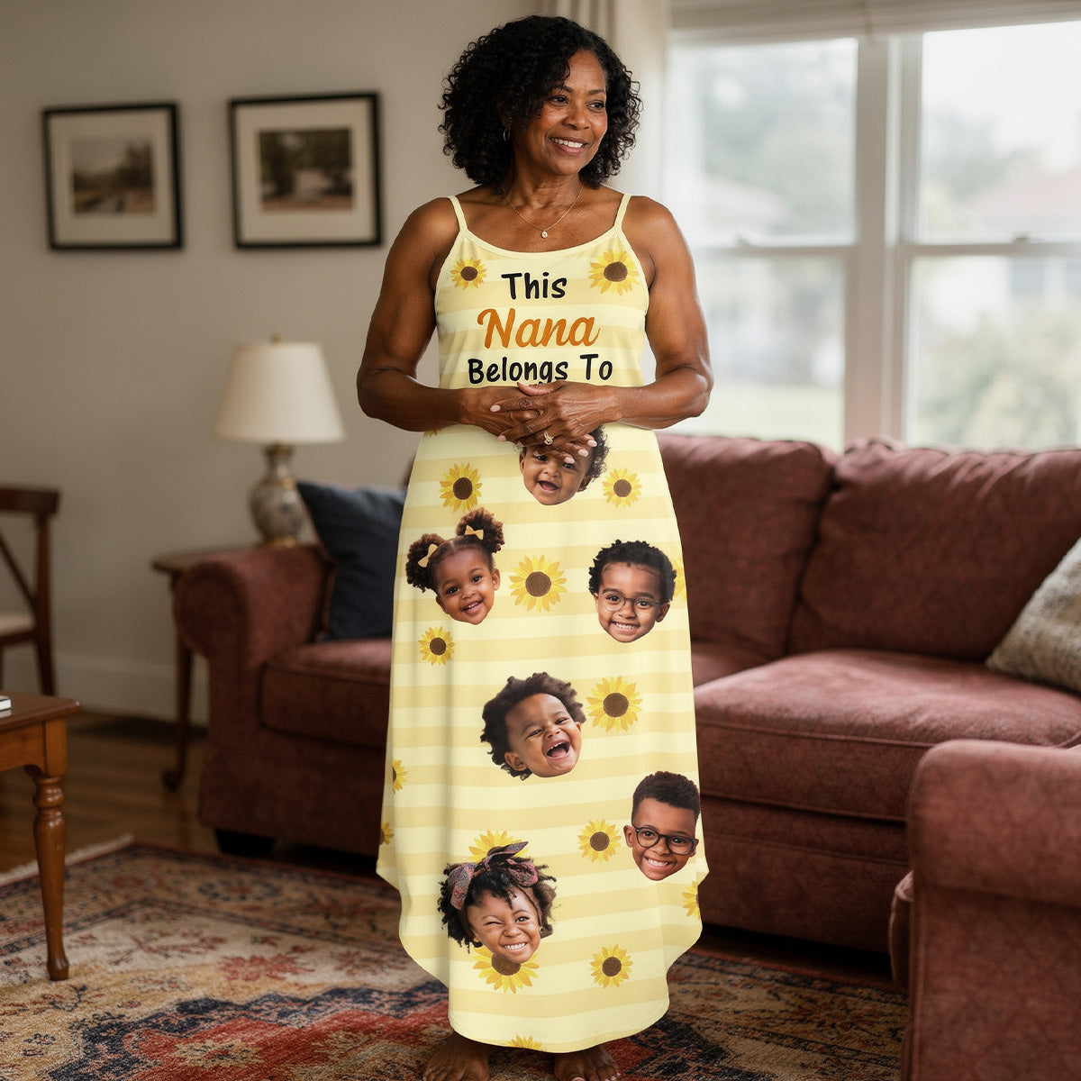 This Grandma Belongs To - Personalized Maxi Dress