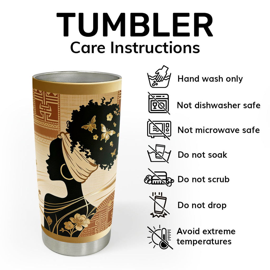Sunshine Mixed With A Little Hurricane - Personalized Stainless Steel Tumbler