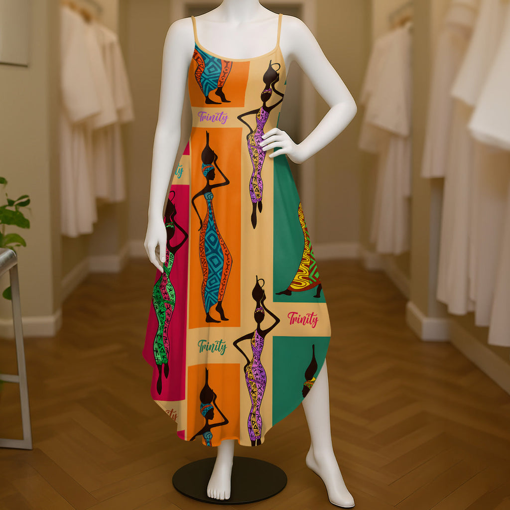 Pop Art African Spirits - Personalized Maxi Dress