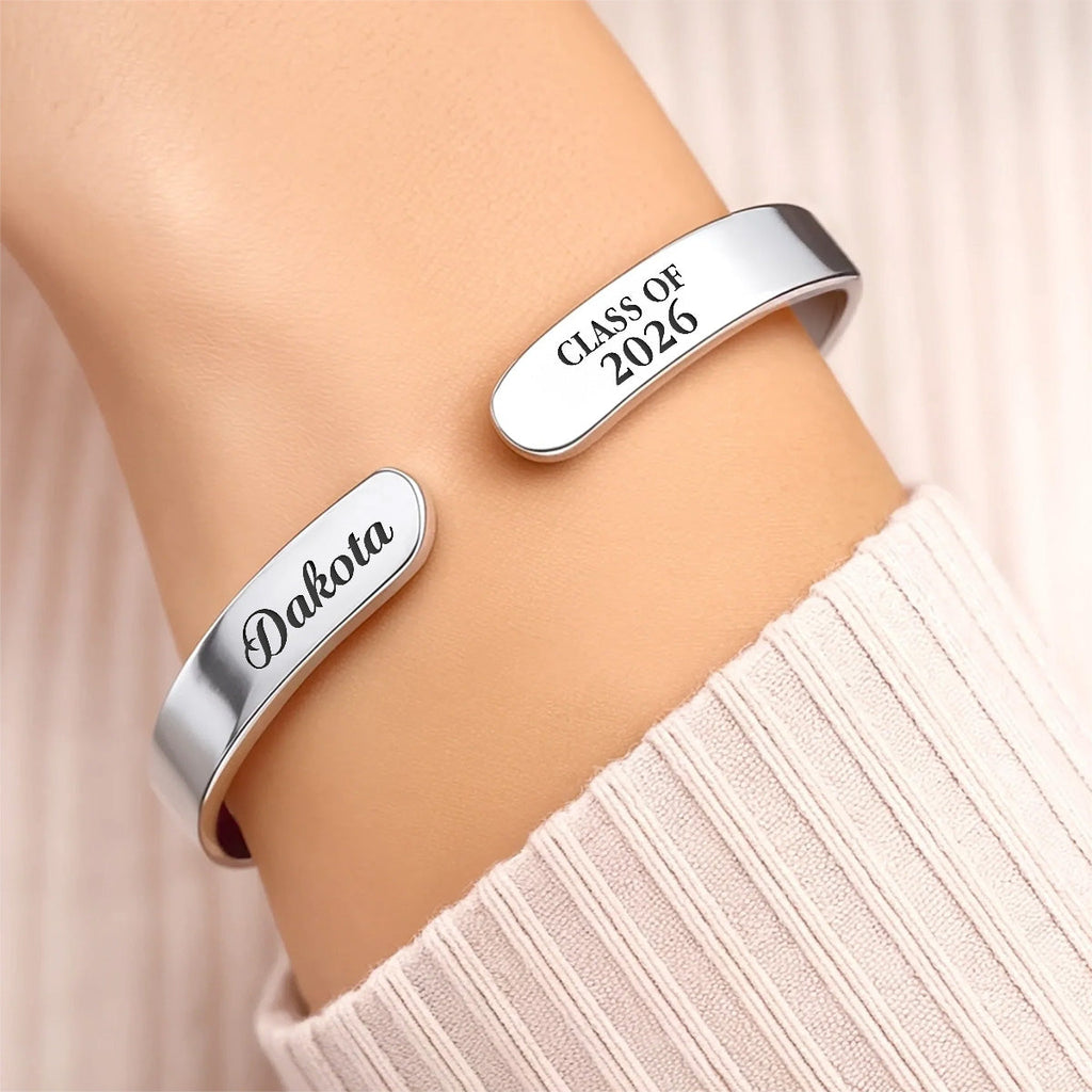 I've Always Believed In You - Personalized Cuff Bangle Bracelet With Box