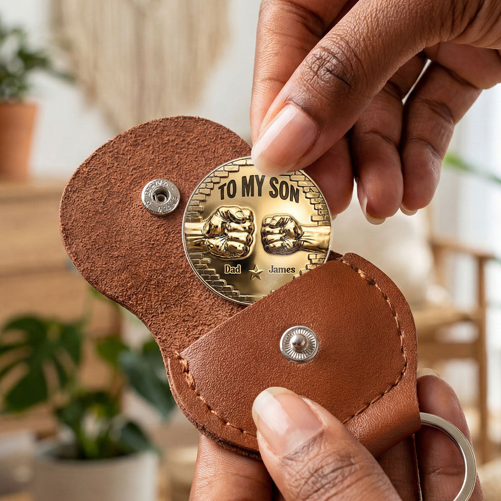 To My Son I Believe In You - Personalized Pocket Hug