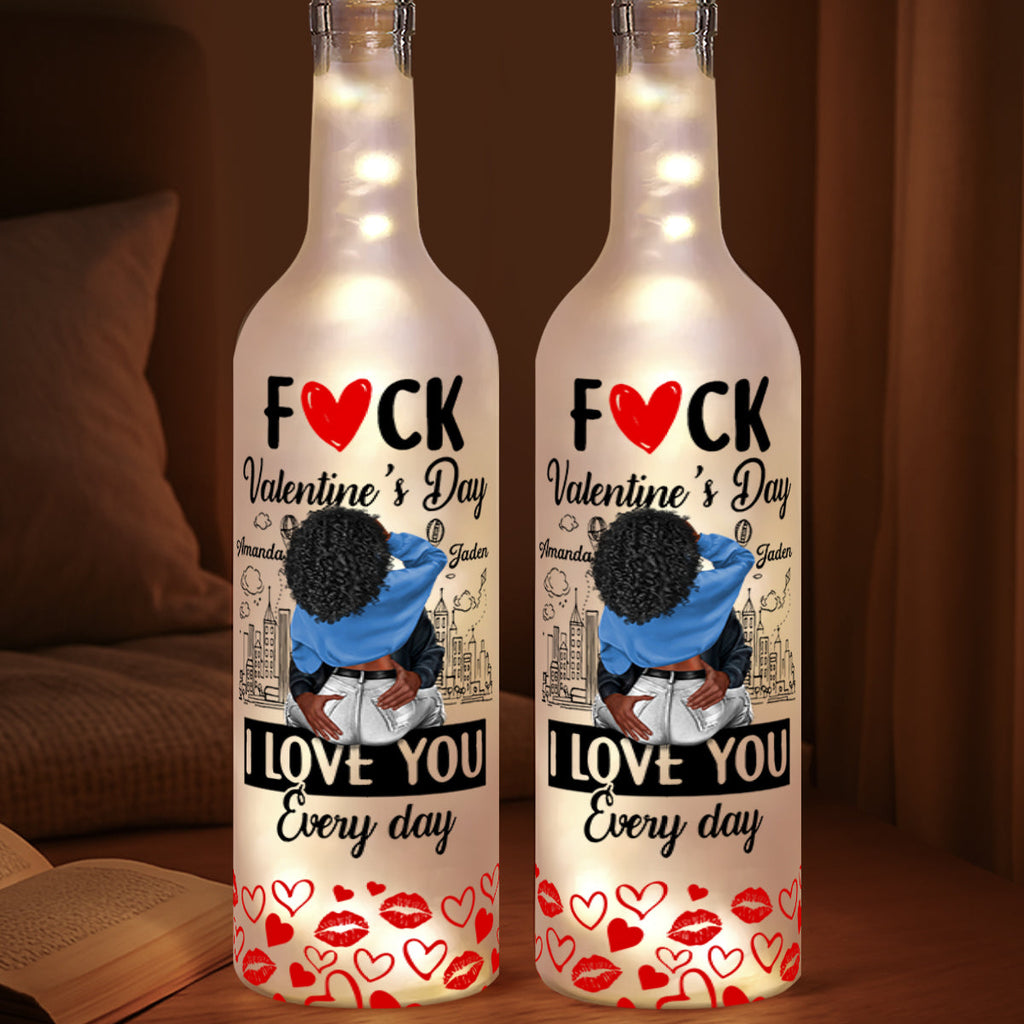 I Love You Every Day - Personalized Bottle Lamp