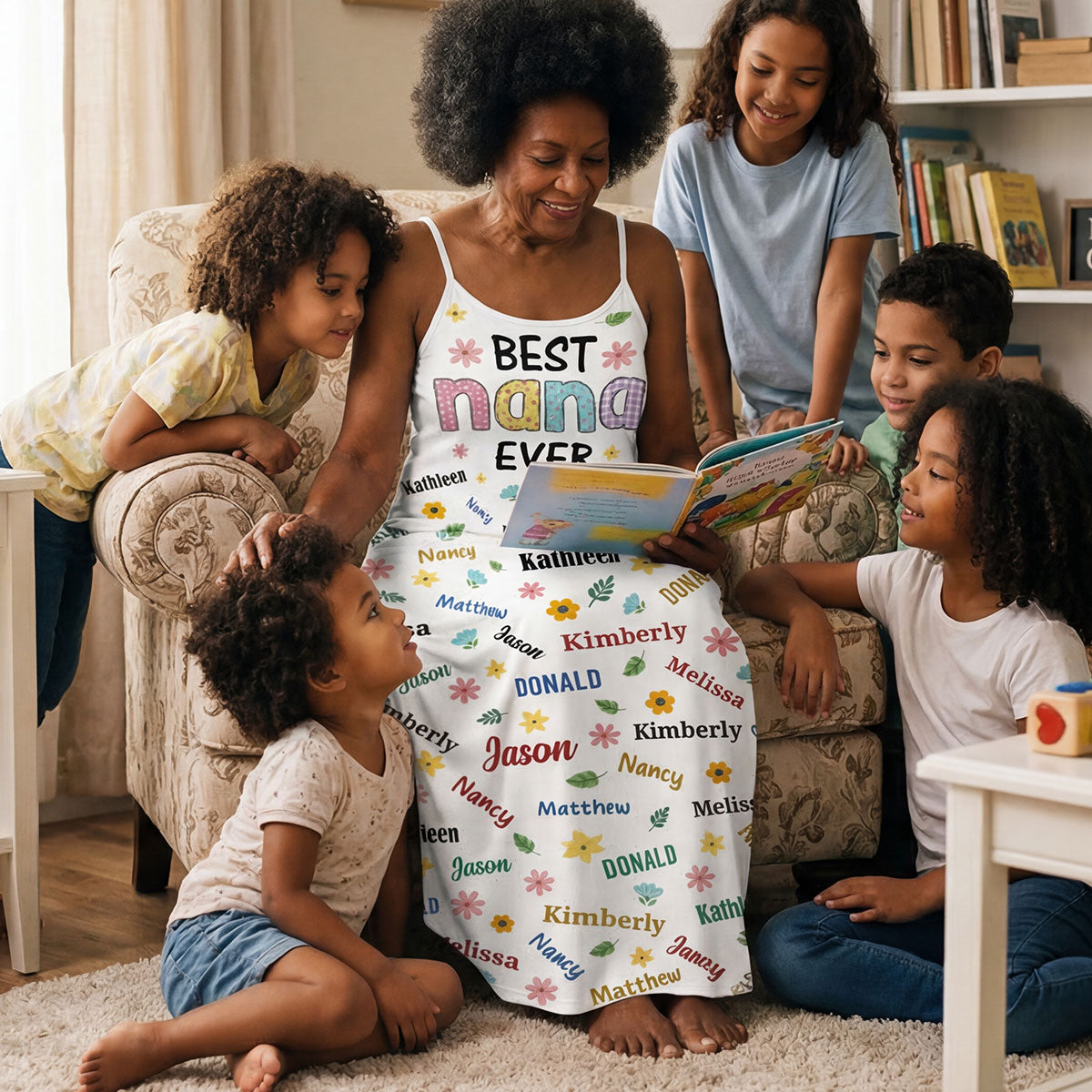 Best Nana Ever - Personalized Maxi Dress