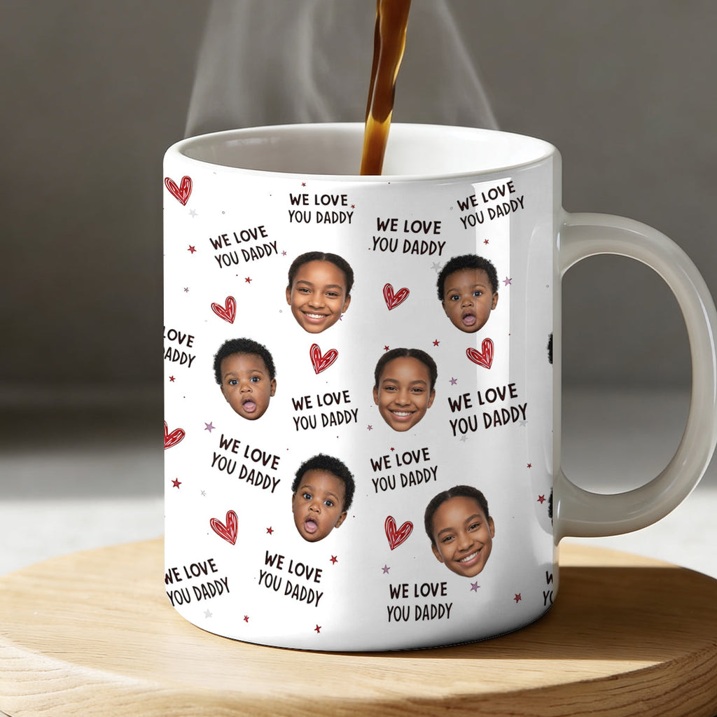 I Love You Daddy - Personalized Ceramic Coffee Mug