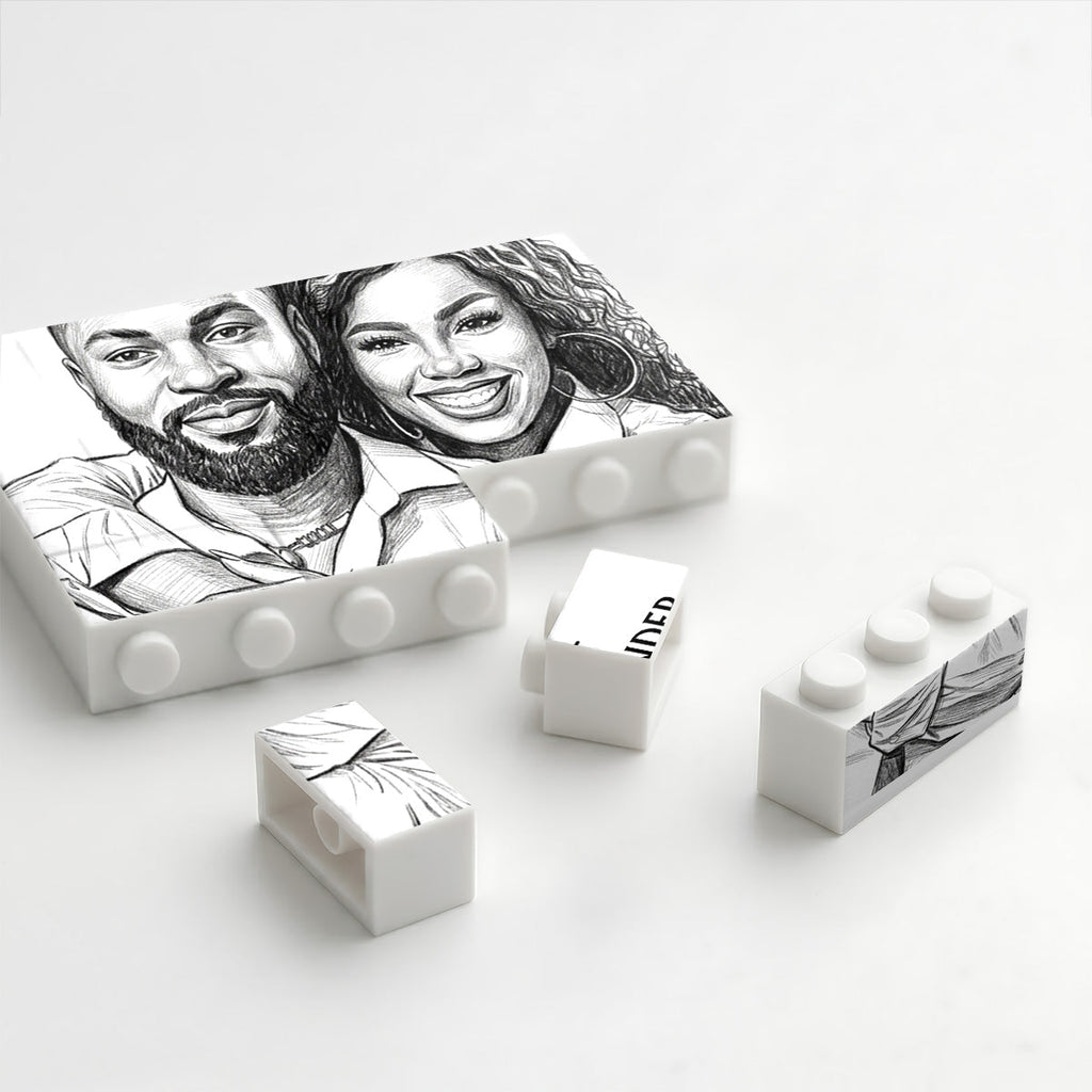 I Love You Now And Always - Personalized Building Brick Puzzle