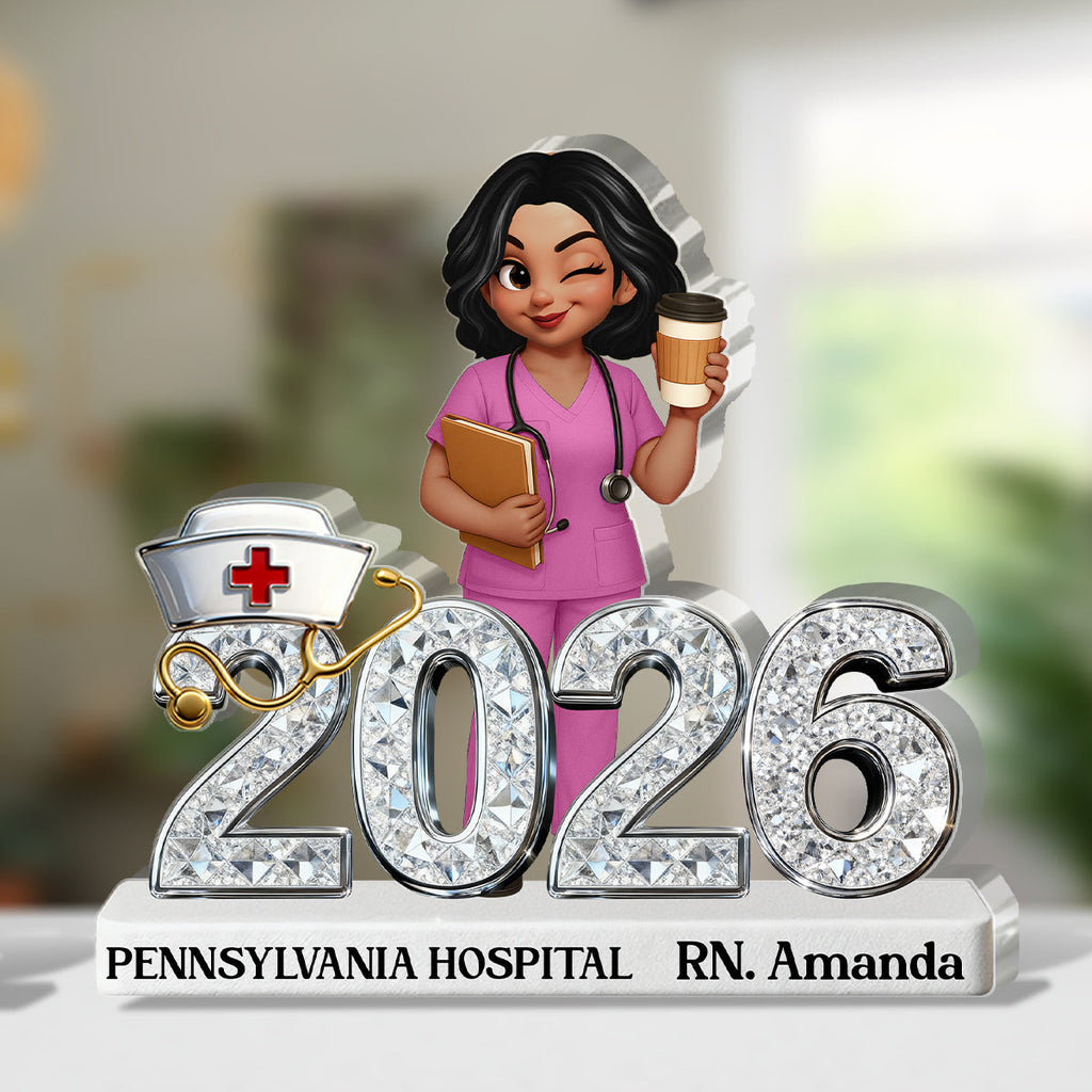 I'm A Nurse - Personalized Custom Shaped Acrylic Plaque