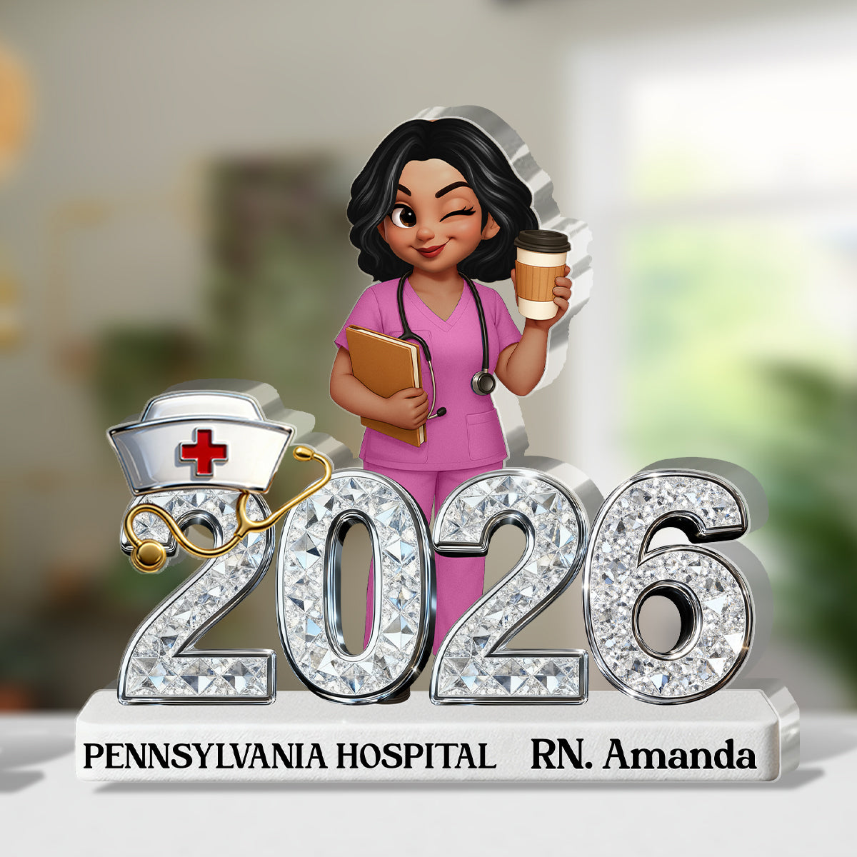 I'm A Nurse - Personalized Custom Shaped Acrylic Plaque