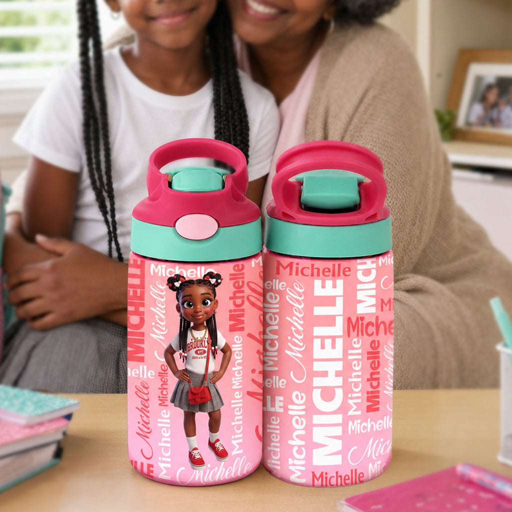 I Am - Personalized Kid Water Bottle