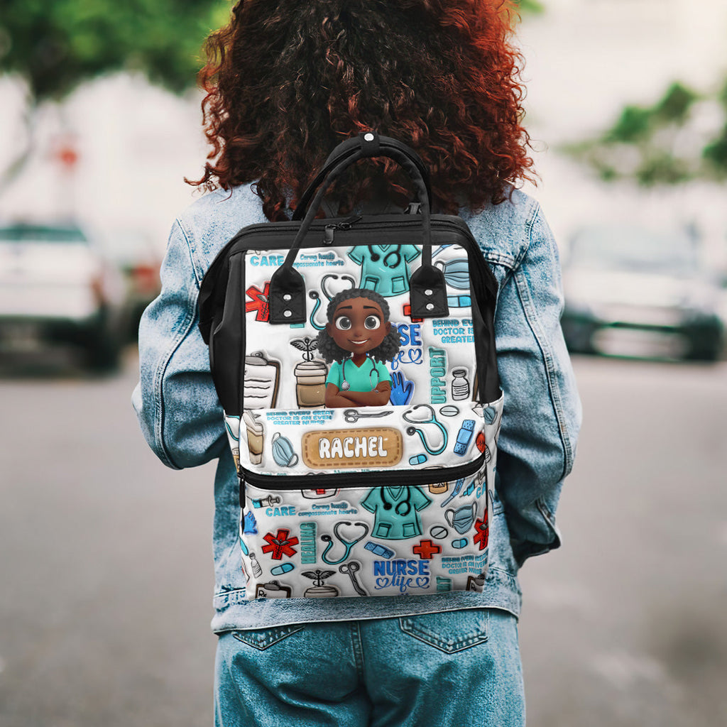 Nurse Life - Personalized Duckbilled Backpack