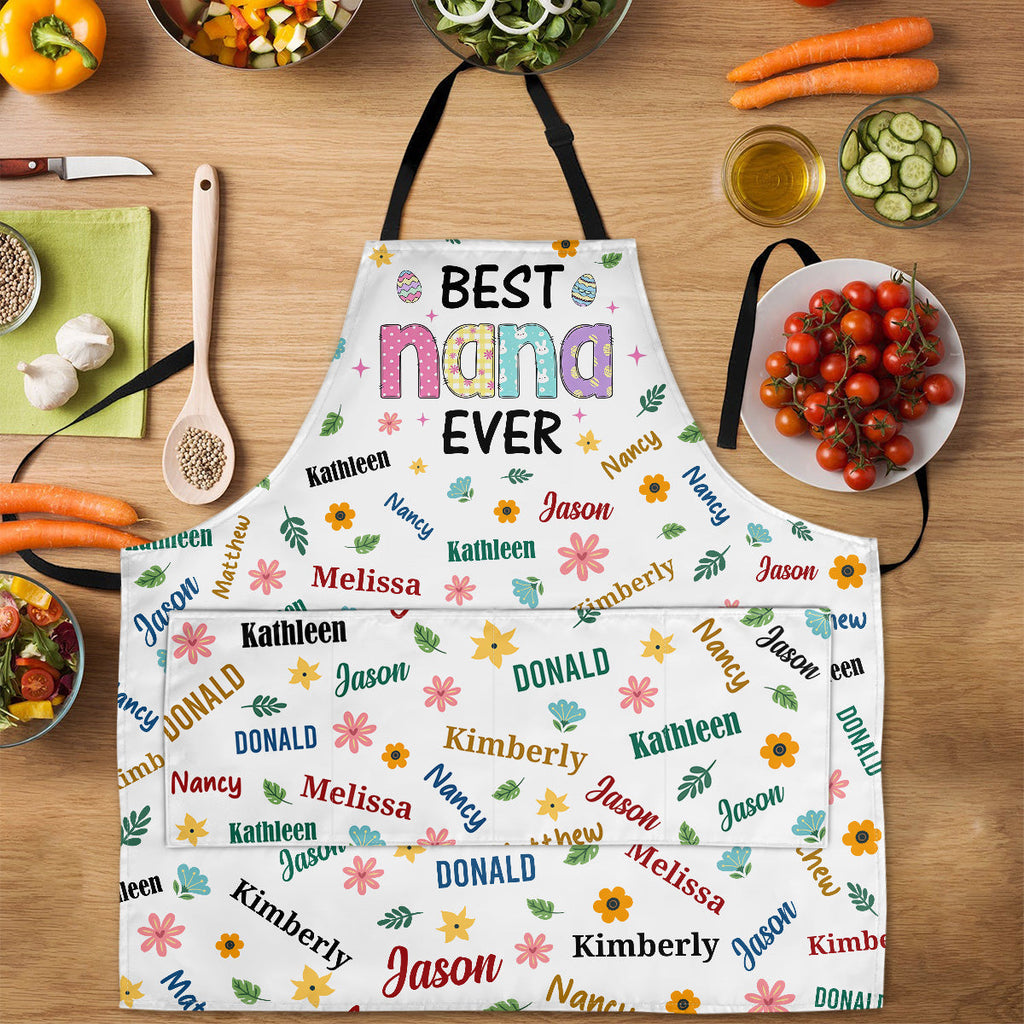 Best Nana Ever - Personalized Apron With Pocket