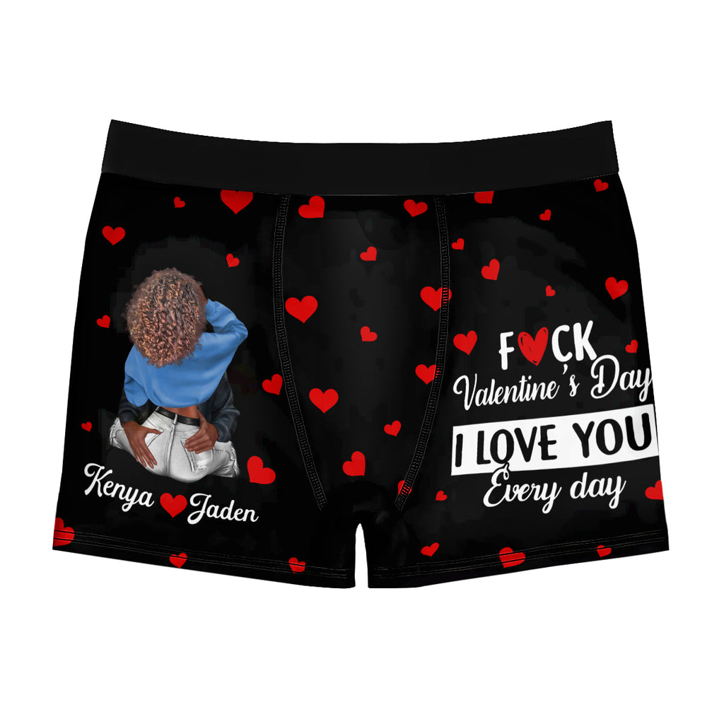 I Love You Every Day - Personalized Men's Boxer Briefs