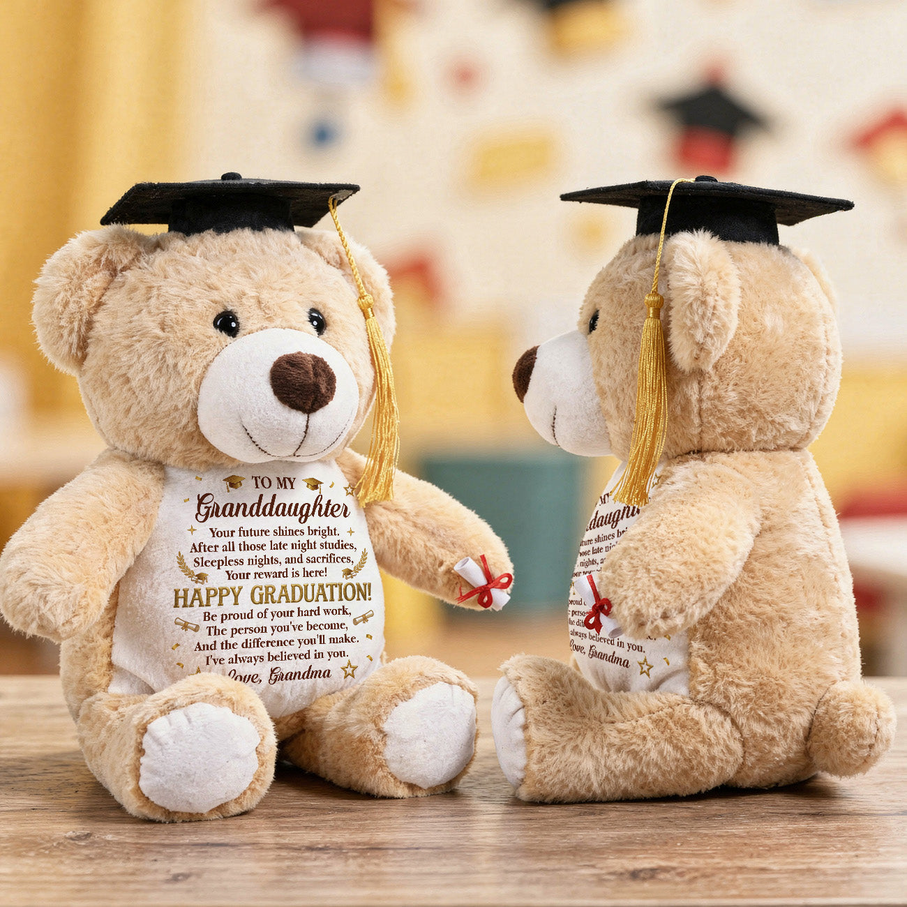 I've Always Believed In You - Personalized Graduation Teddy Bear