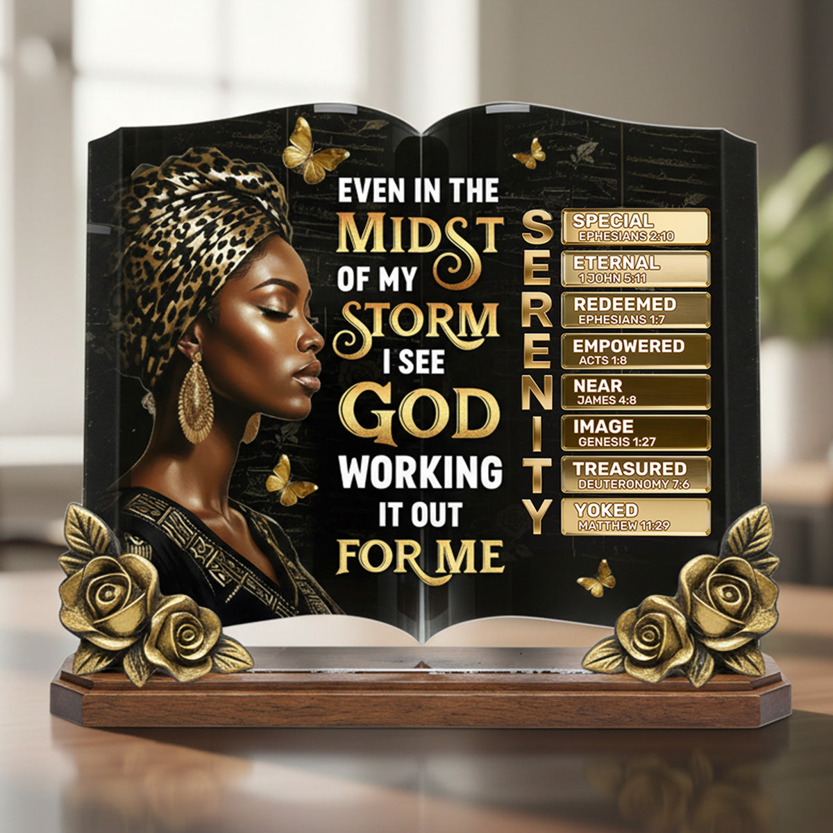 I See God Working It Out For Me - Personalized Custom Shaped Acrylic Plaque