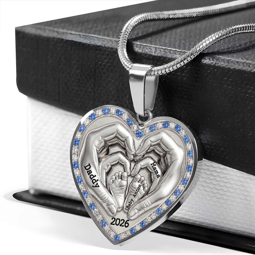 Forever Our Little Love - Personalized Heart Necklace