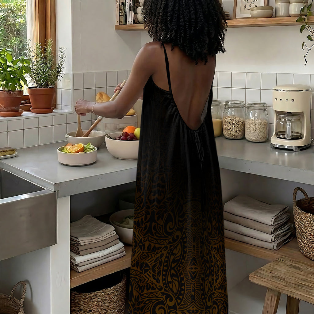 I Am The Storm - Personalized Backless Cami Maxi Dress
