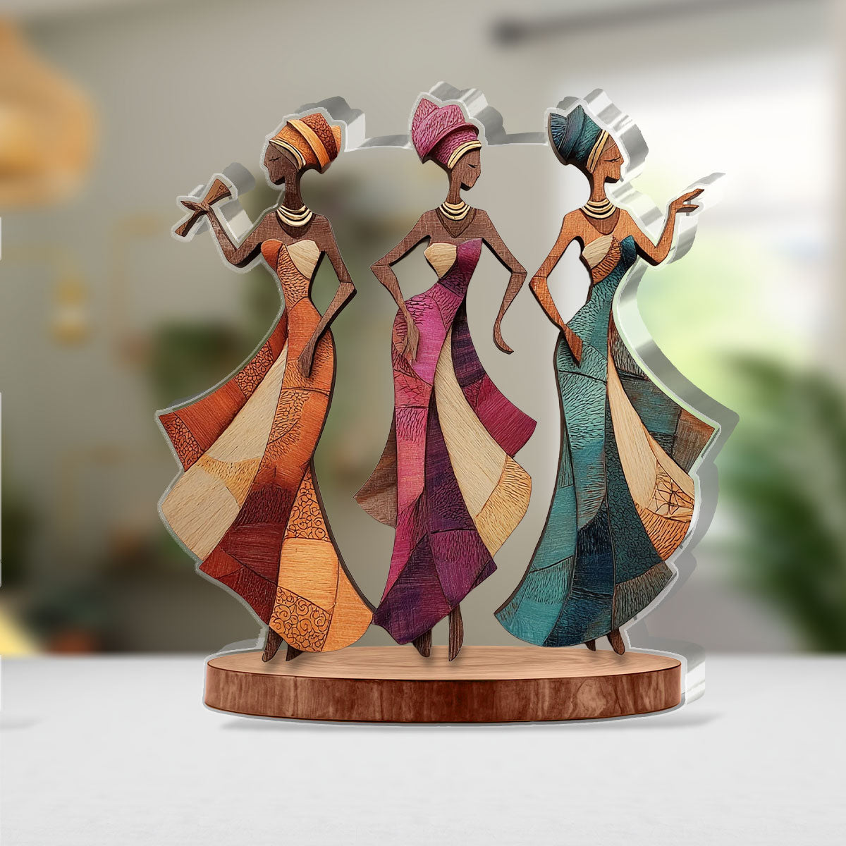 African Souls -  Custom Shaped Acrylic Plaque