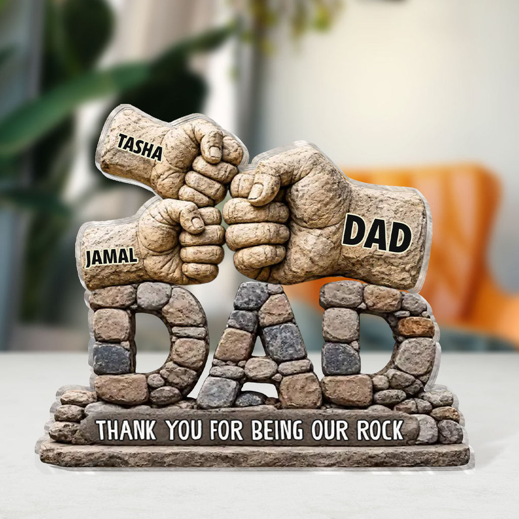 Strong Roots Loving Heart - Personalized Custom Shaped Acrylic Plaque