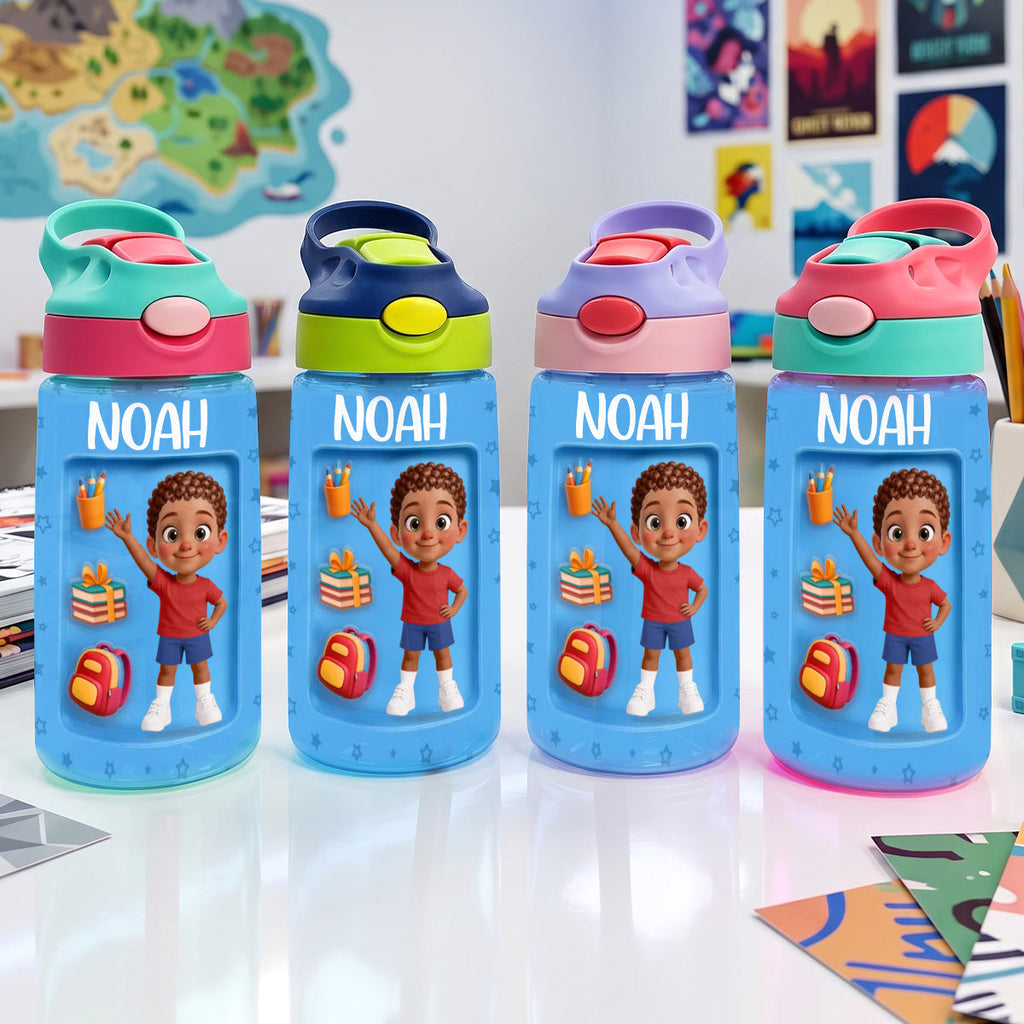 Tiny But Bright Back To School Gifts For Kids  - Personalized Kid Water Bottle