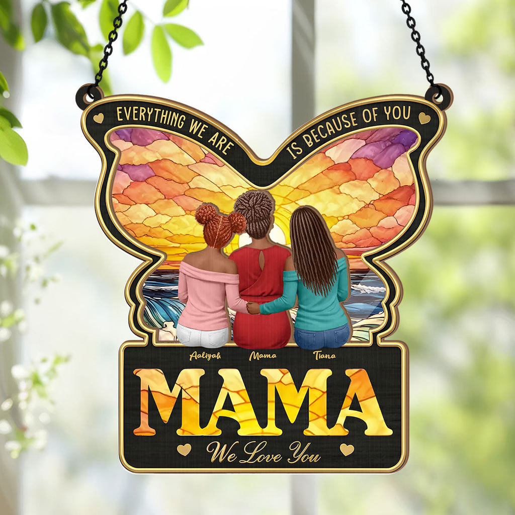 Mom You Are My Heart - Personalized Window Hanging Suncatcher