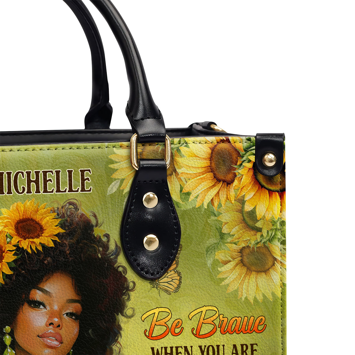 Be Badass Every Day - Personalized Leather Handbag